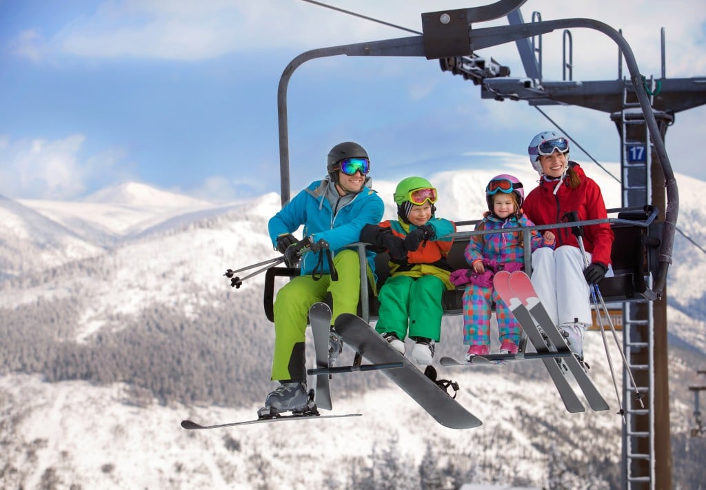 Skilift wintersport Tsjechië