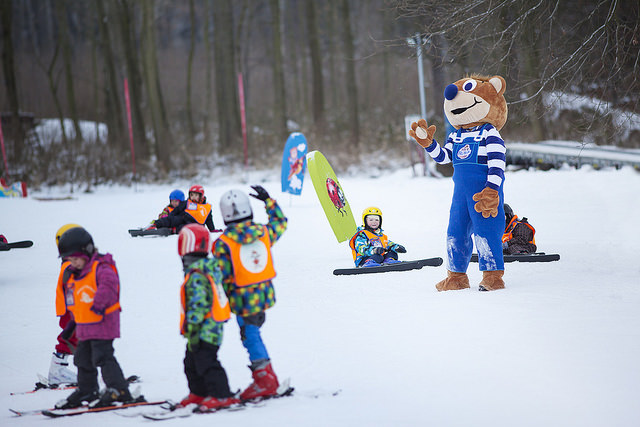Wintersport met kinderen Tsjechië Moninec