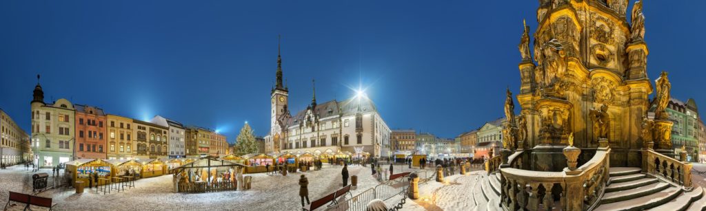 Kerstmarkt in Olomouc